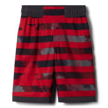 Columbia Sandy Shores Board, Pantalones Cortos Rojos Rayas Grises Oscuro Para Niño | 893472-XAD